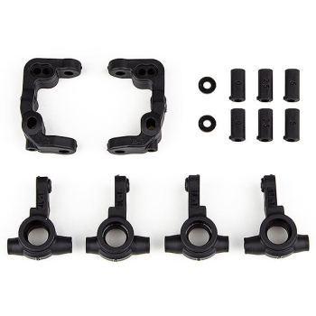 AS91901 TEAM ASSOCIATED RC10B6.4 -1MM SCRUB CASTER AND STEERING BLOCKS