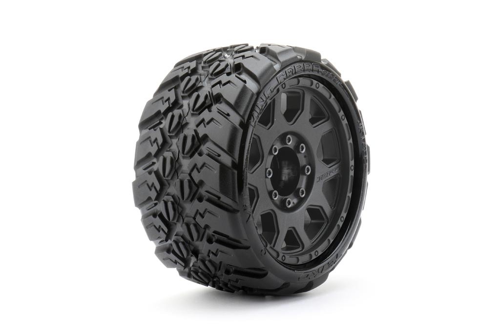 PNEUS EXTREME MAXX LOWPROFIL KING COBRA TOILES SUR JANTES 3.8" NOIRES - JETKO JK1602CBMAXX