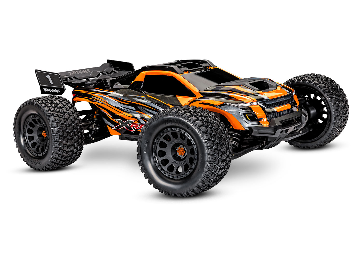 OFFRE SPÉCIALE NOUVEAUTÉ TRAXXAS XRT 1/5 BRUSHLESS 8S ORANGE AVEC LIPO 6700 ET CHARGEUR DOUBLE