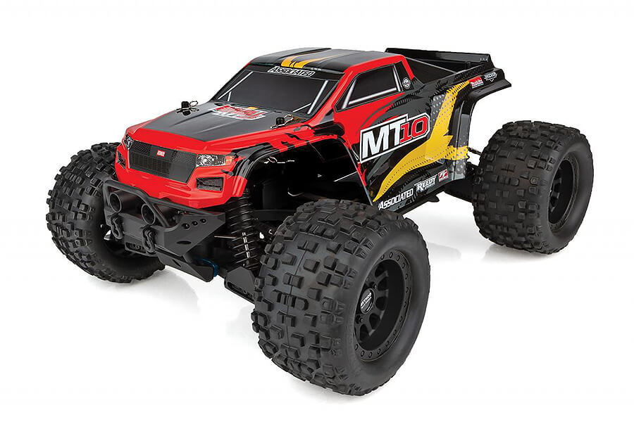 PACK ECO TEAM ASSOCIATED RIVAL MT10 V2 TRUCK 1/10 BRUSHLESS  LIPO 2S CHARGEUR SAC OFFERT