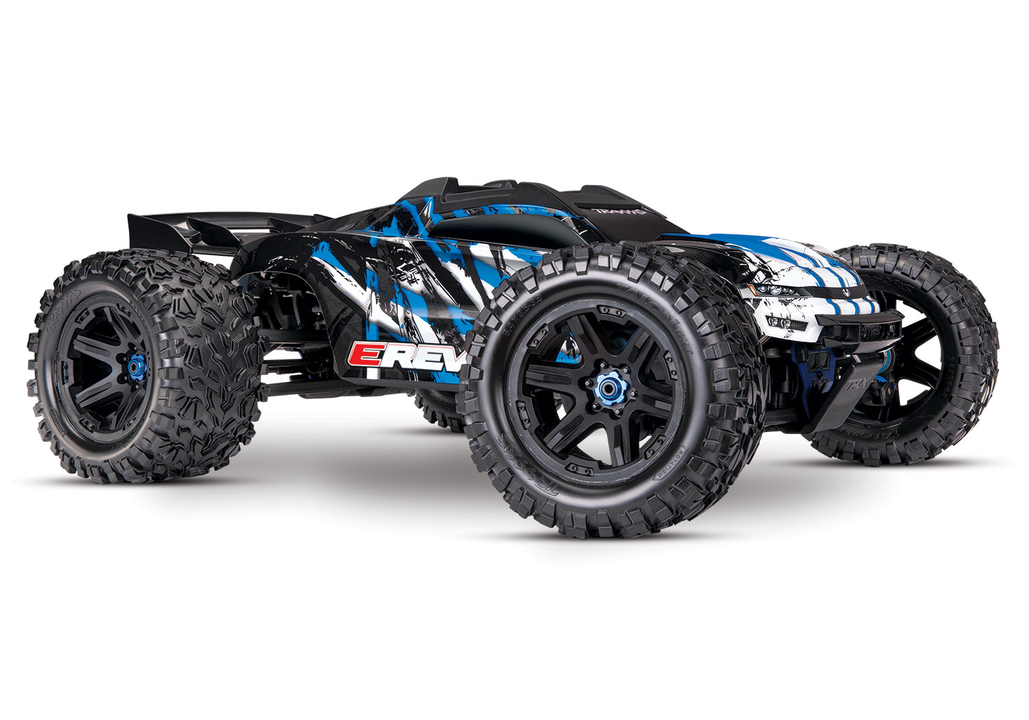 TRAXXAS EREVO 4x4 BLEU 1/10 BRUSHLESS TSM SANS AQ/CHG