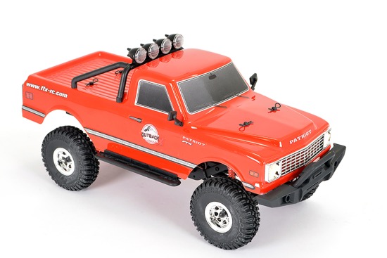 FTX OUTBACK MINI X PATRIOT 1:18 TRAIL CRAWLER READY-TO-RUN RED