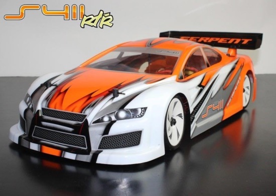 SERPENT S411 READY TO RACE 1/10 4WD TOURING-CAR