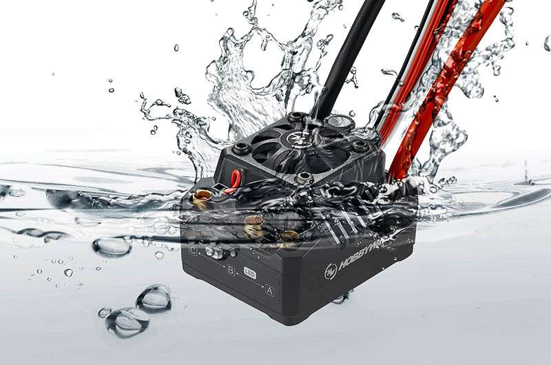 Contrôleur ESC Sans Balais WP Max10 SCT 120A - Pour Camions RC 1/10 Short Course - Moteur Sans Capteur