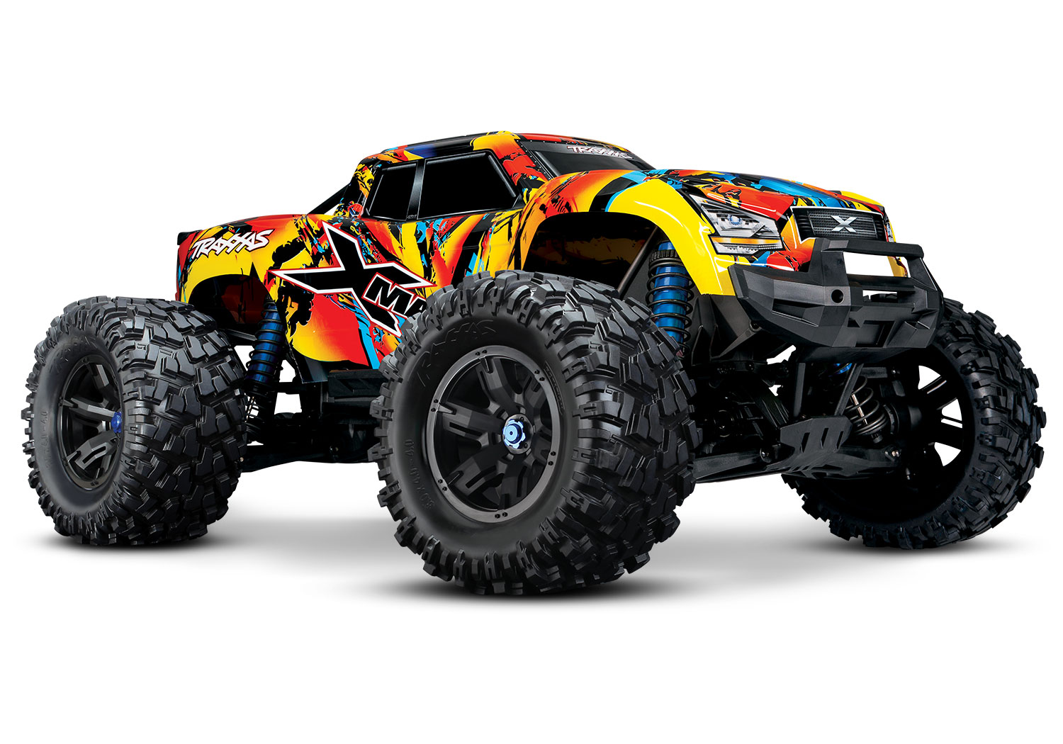TRAXXAS X-MAXX - 8S - BRUSHLESS - WIRELESS - ID- TSM - SOLAR FLARE
