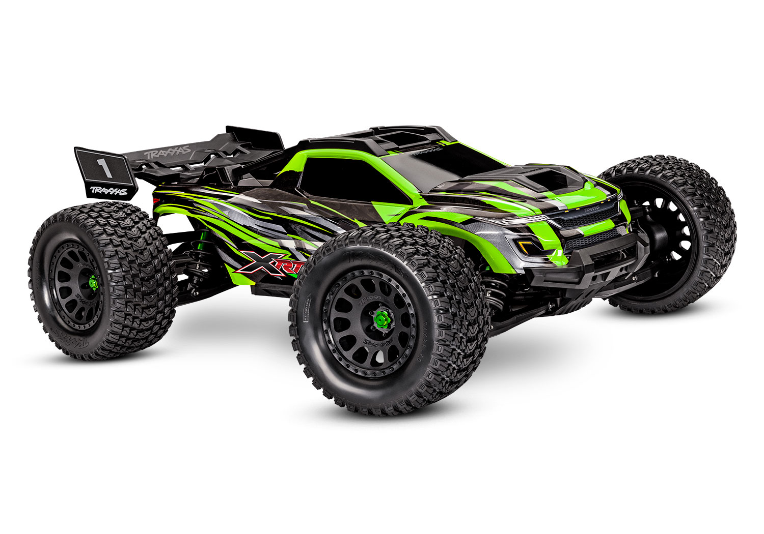 OFFRE SPÉCIALE NOUVEAUTÉ TRAXXAS XRT 1/5 BRUSHLESS 8S VERT AVEC LIPO 6700 ET CHARGEUR DOUBLE