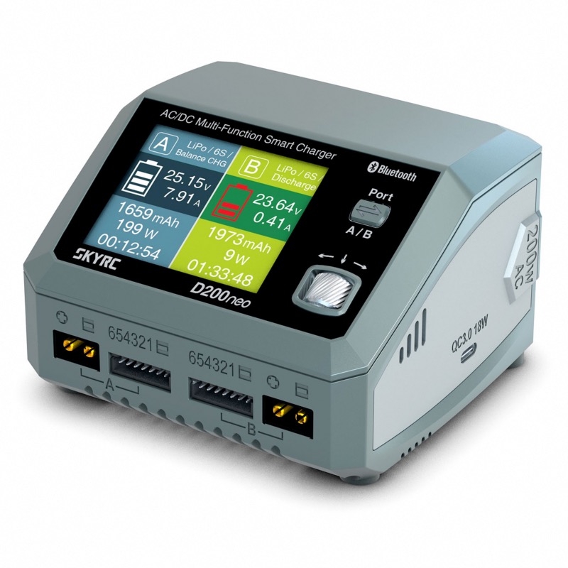 Skyrc D200 Neo Duo AC/DC chargeur (AC 200W - DC 2x400W)