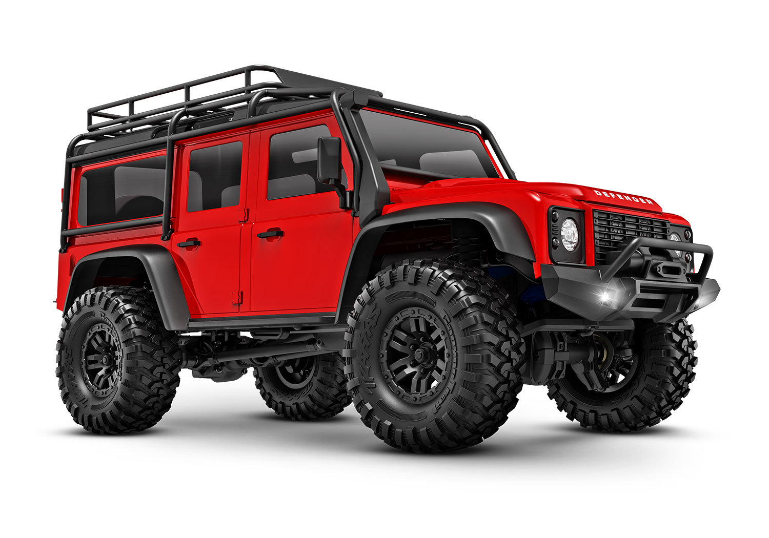 TRAXXAS TRX-4M LAND ROVER DEFENDER 1/18 ROUGE - CRAWLER RC