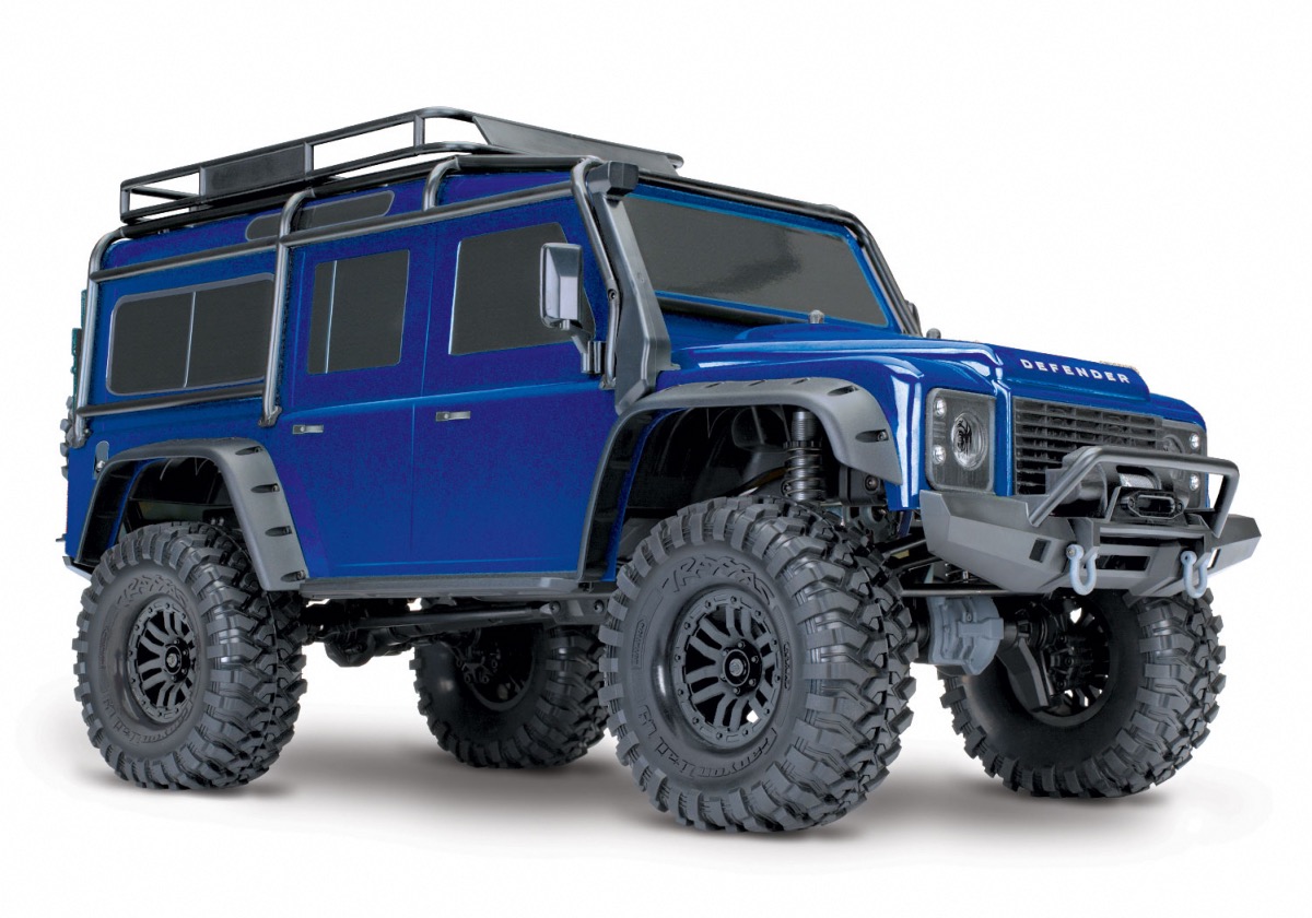 TRAXXAS TRX-4 LAND ROVER DEFENDER BLEU - CRAWLER RC