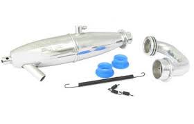 RESONATEUR IN-LINE 1/8 TT AVEC COUDE Hobbytech HT-230660