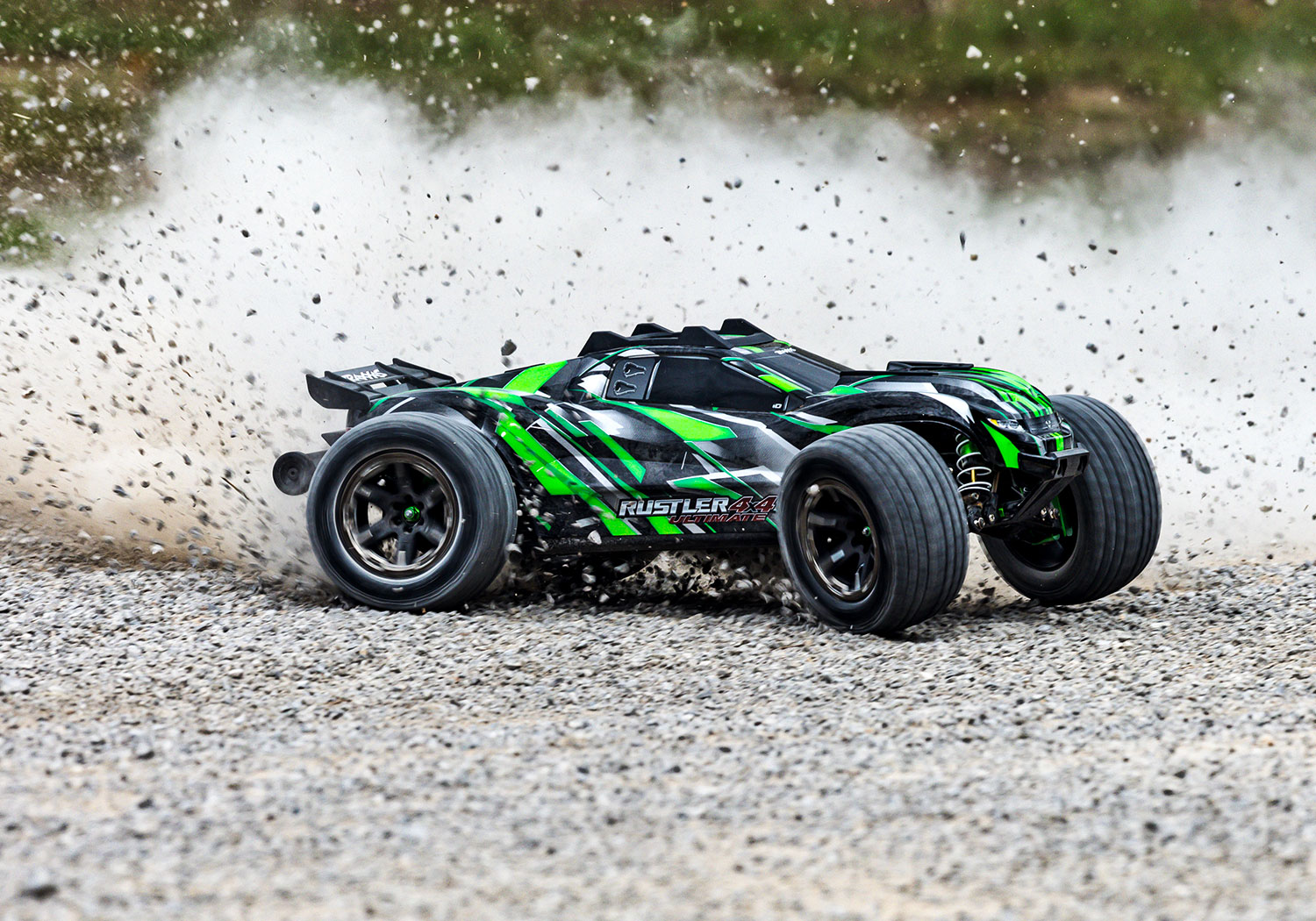 PACK ECO 100% RTR TRAXXAS RUSTLER ULTIMATE VXL 4X4 BLEU LIPO 2S 5800 MAH CHARGEUR SAC TRAXXAS OFFERT