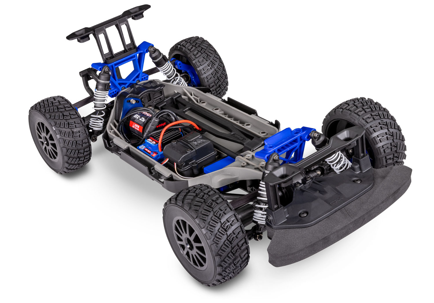 PACK ECO TRAXXAS FIESTA ST RALLY  BL-2S BRUSHLESS Bleu LIPO 2S CHARGEUR SAC OFFERT