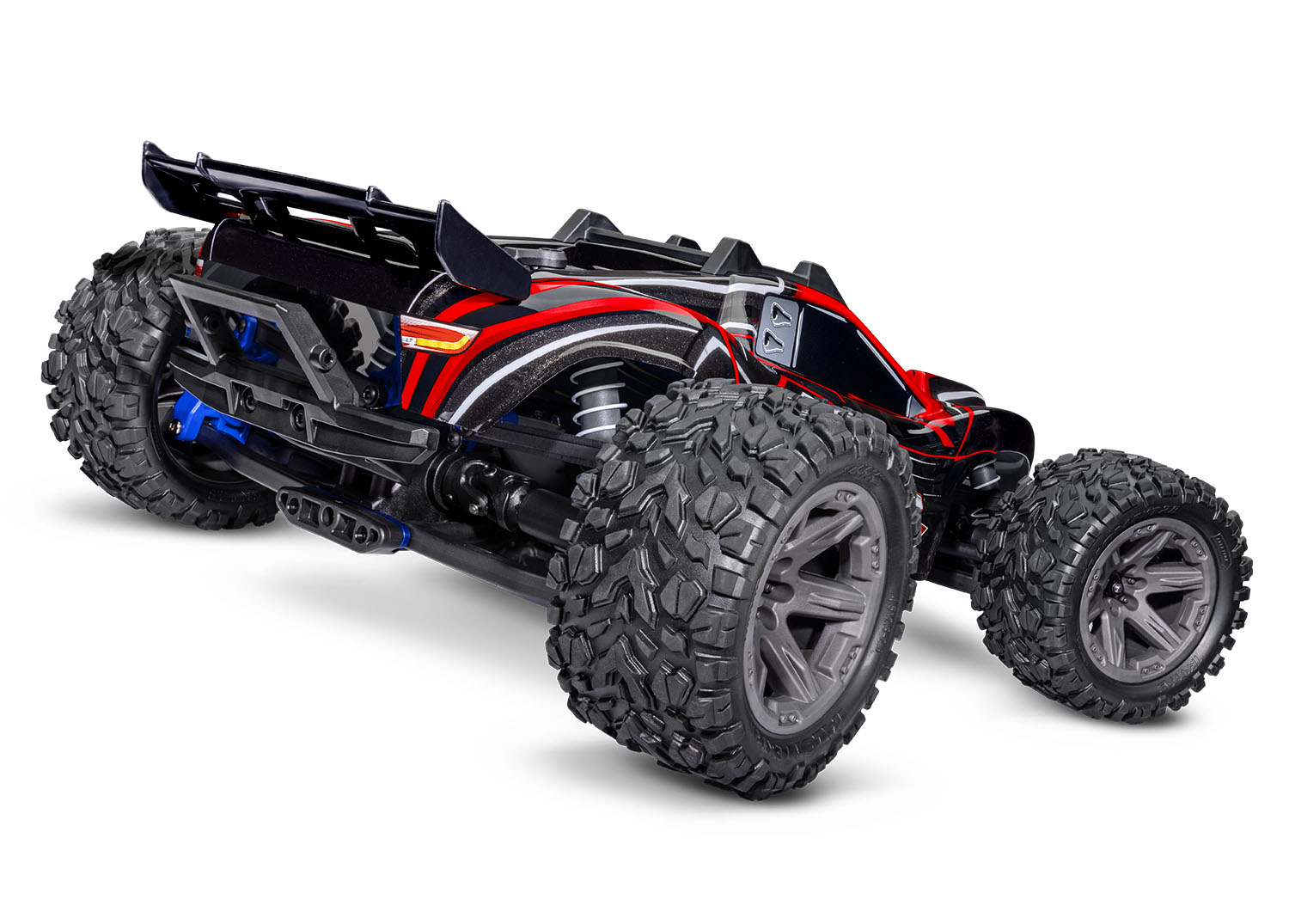 TRAXXAS RUSTLER 1/10 4X4 BRUSHLESS BL-2S ROUGE 67164-4