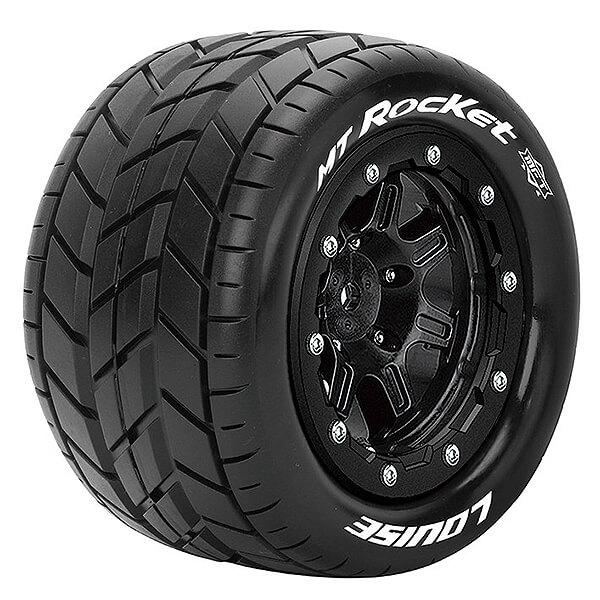 LOUISE RC MT-ROCKET T-MAXX SOFT 1/2" OFFSET HEX 17MM NOIR (x2)