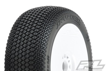 PROLINE PNEUS BUGGY 1/8 'INVADER' M3 PRE-MOUNT VELOCITY V2 MONTES SUR JANTES  x2) PL9066--32