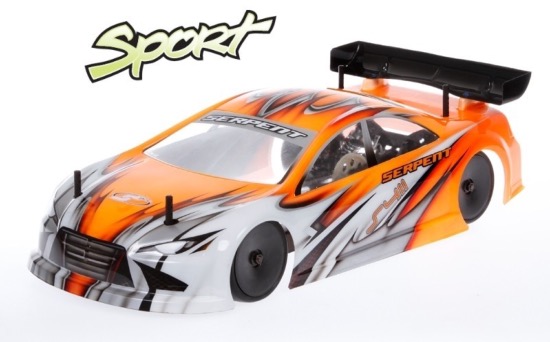 SERPENT S411 SPORT 1/10 4WD TOURING-CAR KIT A MONTER SANS CARROSSERIE