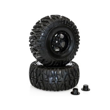 HOBBYTECH PNEUS + JANTES MONSTER TRUCK BXR.MT (X2) HT-480