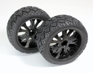 ABSIMA Paire de roue Buggy 1/10 pour route