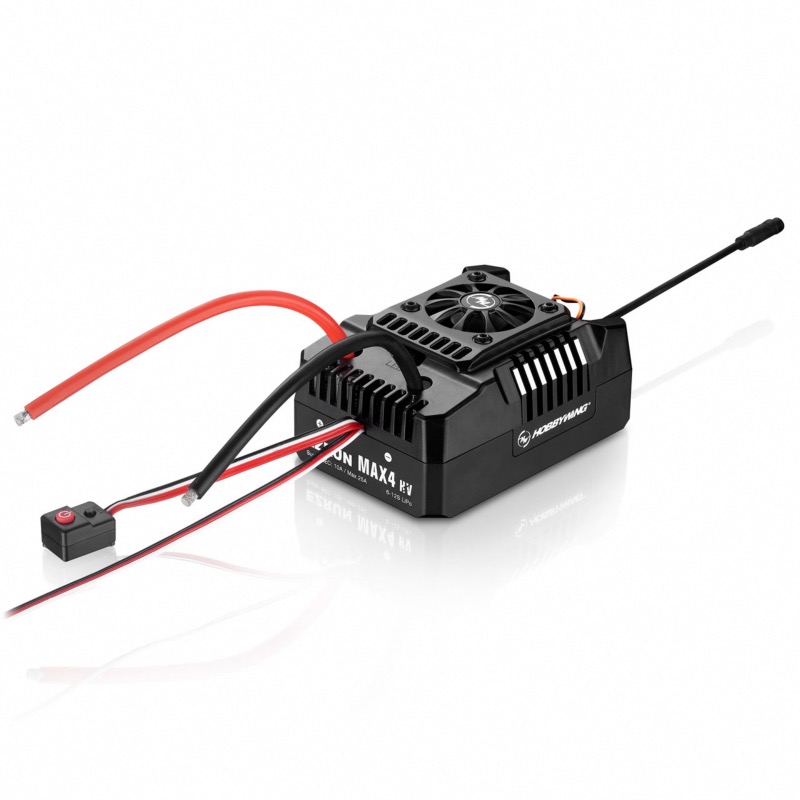 Hobbywing Ezrun MAX4-HV Regler Sensorless 300 Amp, 6-12s LiPo, BEC 10A