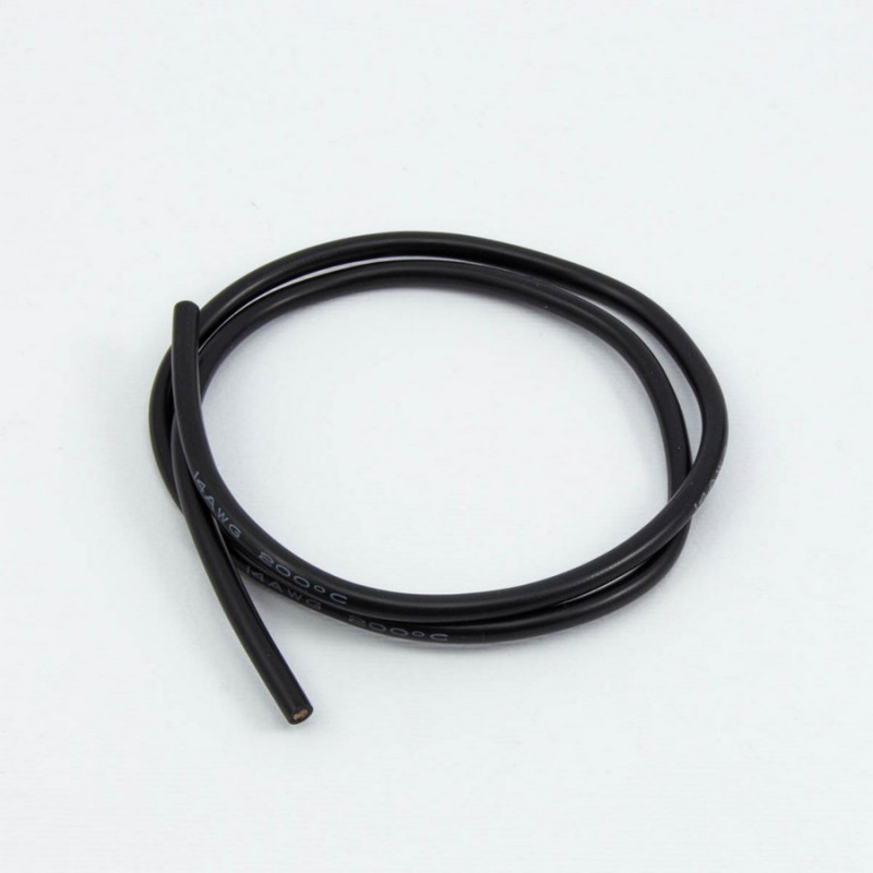 Câble silicone noir 14 AWG (50cm) ultimate UR46117