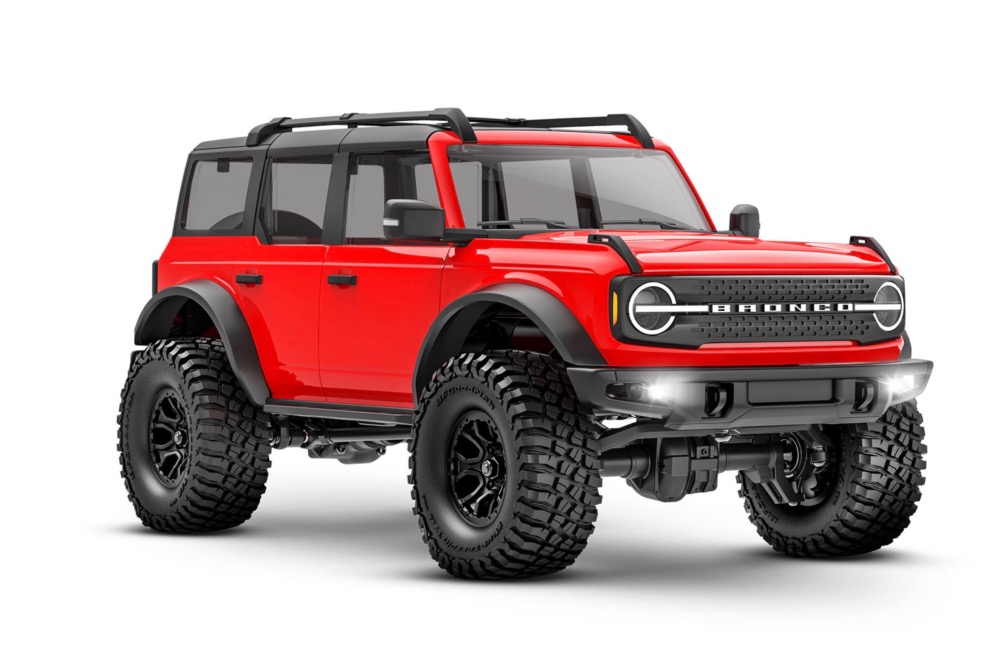 Traxxas TRX-4M Ford Bronco 1/18 4x4 RTR Rouge – LiPo 2S 750 mAh