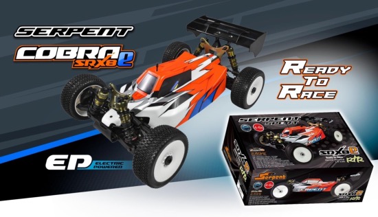 SERPENT SRX8-E BUGGY 1/8 BRUSHLESS 4WD RTR