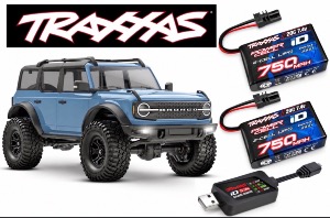 Traxxas TRX-4M Ford Bronco 1/18 RTR 4x4 Area 51 + 2 batteries LiPo 2S 750 mAh