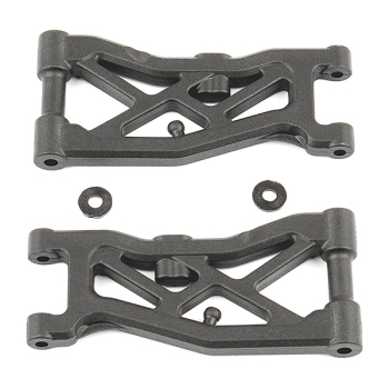 AS92297 TEAM ASSOCIATED B74/B74.1 FT FRONT SUSPENSION ARMS CARBON FIBRE