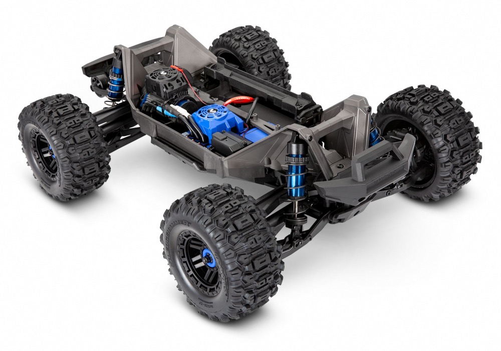 PACK ECO TRAXXAS MAXX 4X4 WIDEMAXX BRUSHLESS VERT 2 LIPO 4S CHARGEUR DOUBLE SAC OFFERT