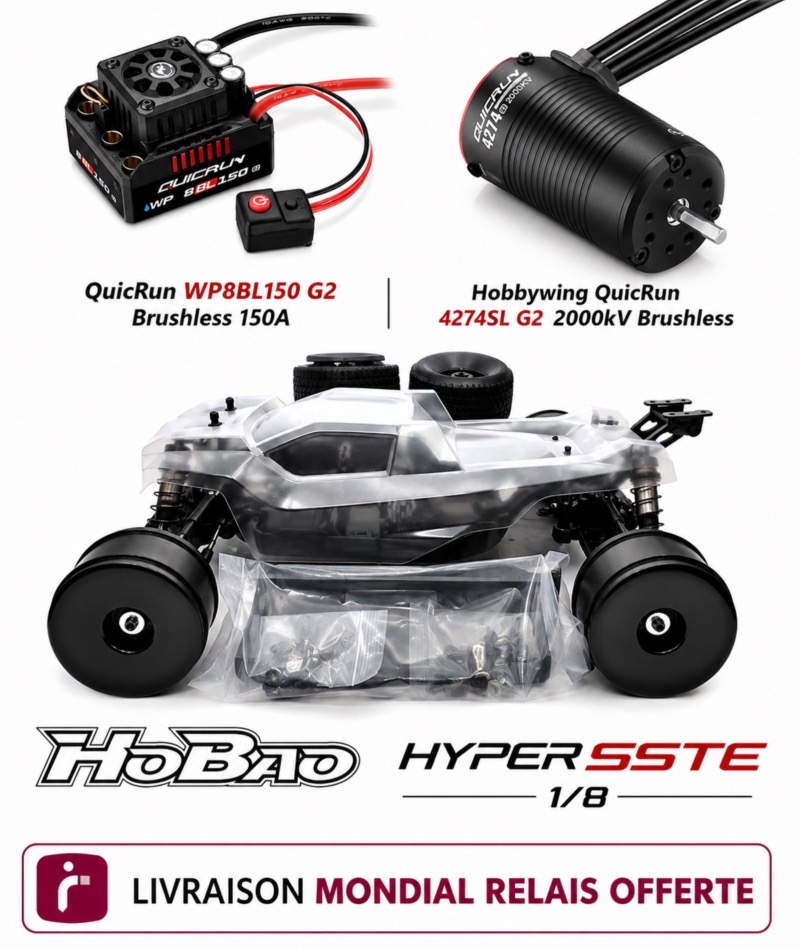 HoBao Hyper SSTE 1/8 Roller + Combo Hobbywing
