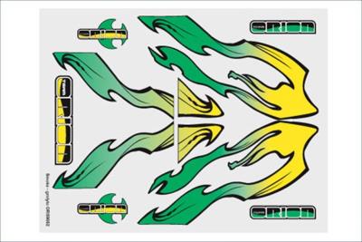 ORION Internal Graphics set Smoke Green/yellow ORI59052 