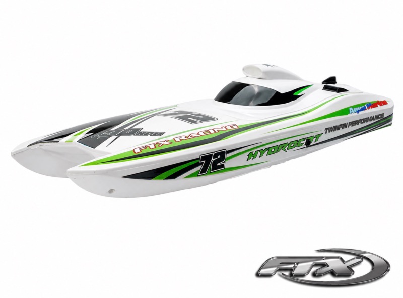 FTX Hydrocat Brushless 3S Bateau RC Turbojet 40 cm Blanc
