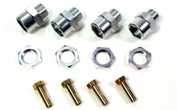 ABSIMA 1:10 Adaptateur de roue en aluminium de 12mm à 17mm (+15mm)