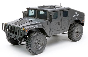E-ZEE RC Hummer Military Truck 1/16 4WD Noir – EZ-G2069BK
