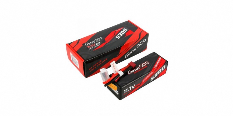 Gens ace Batterie LiPo 3S 11.1V-5300-60C (Deans) 