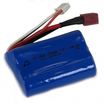 FTX TRACER BATTERIE LI-ION 7.4V 1500MAH DEANS