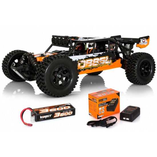 HOBBYTECH DESERT Buggy 1/8 Brushless DB8SL V2 RTR LIPO 3S 6000 mah + CHARGEUR