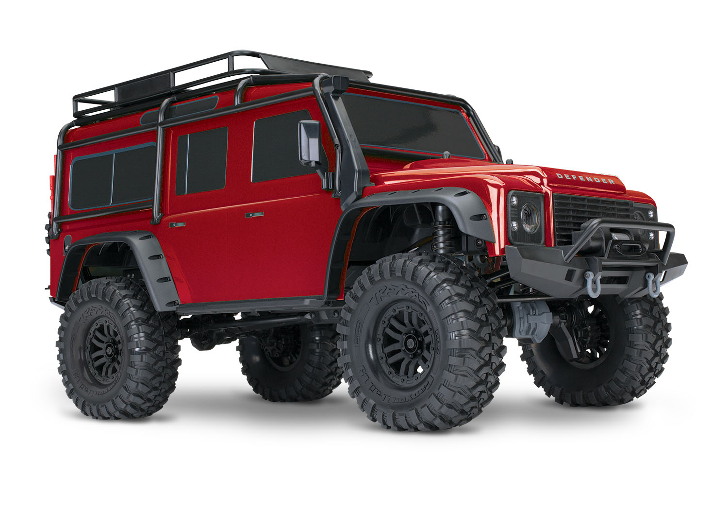 TRAXXAS TRX-4 LAND ROVER DEFENDER ROUGE - CRAWLER RC