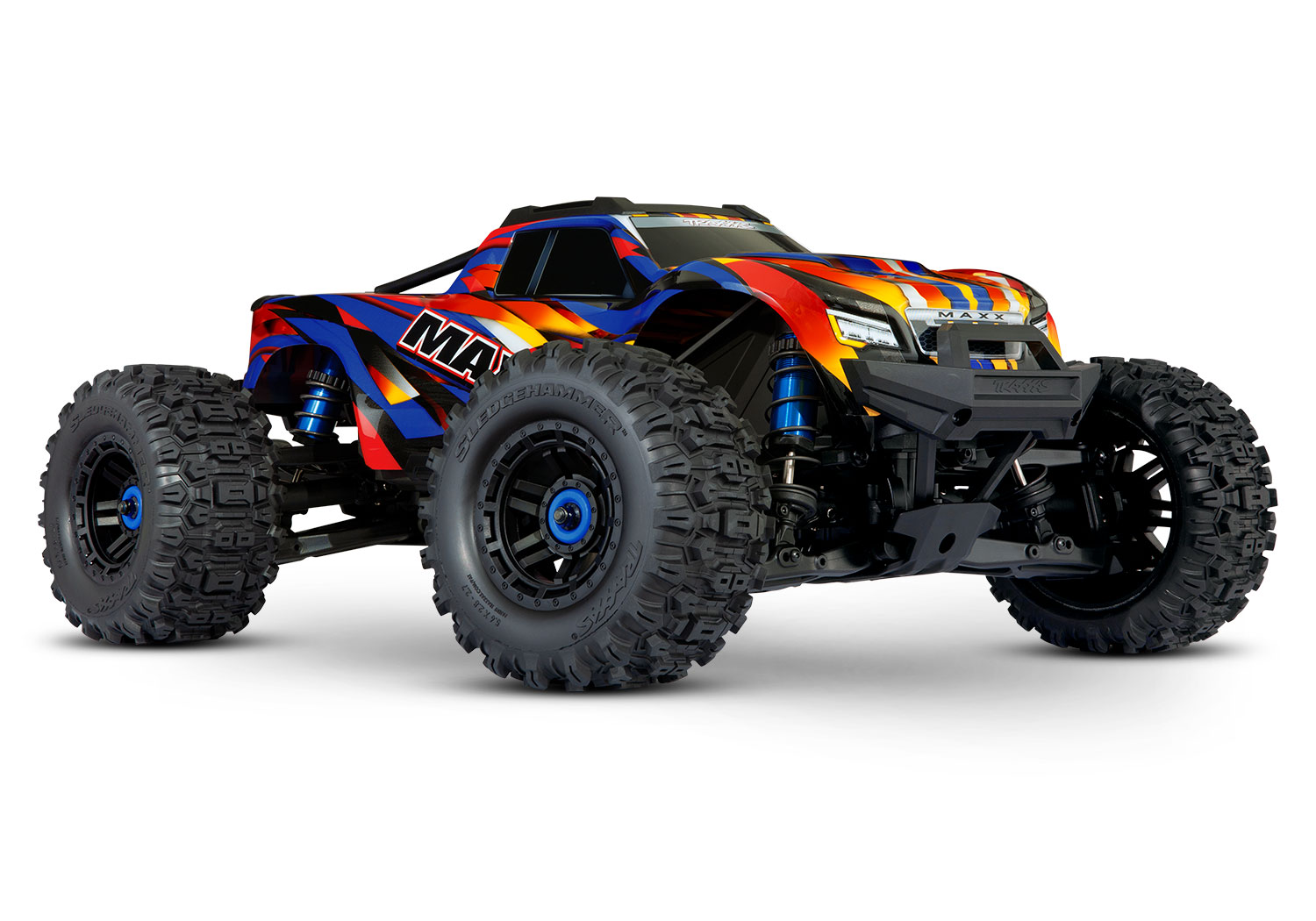 TRAXXAS MAXX 4X4 WIDEMAXX BRUSHLESS JAUNE