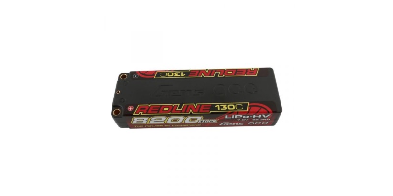 Gens ace Redline LiPo 2S HV 7.6V-8200-130C (5mm)