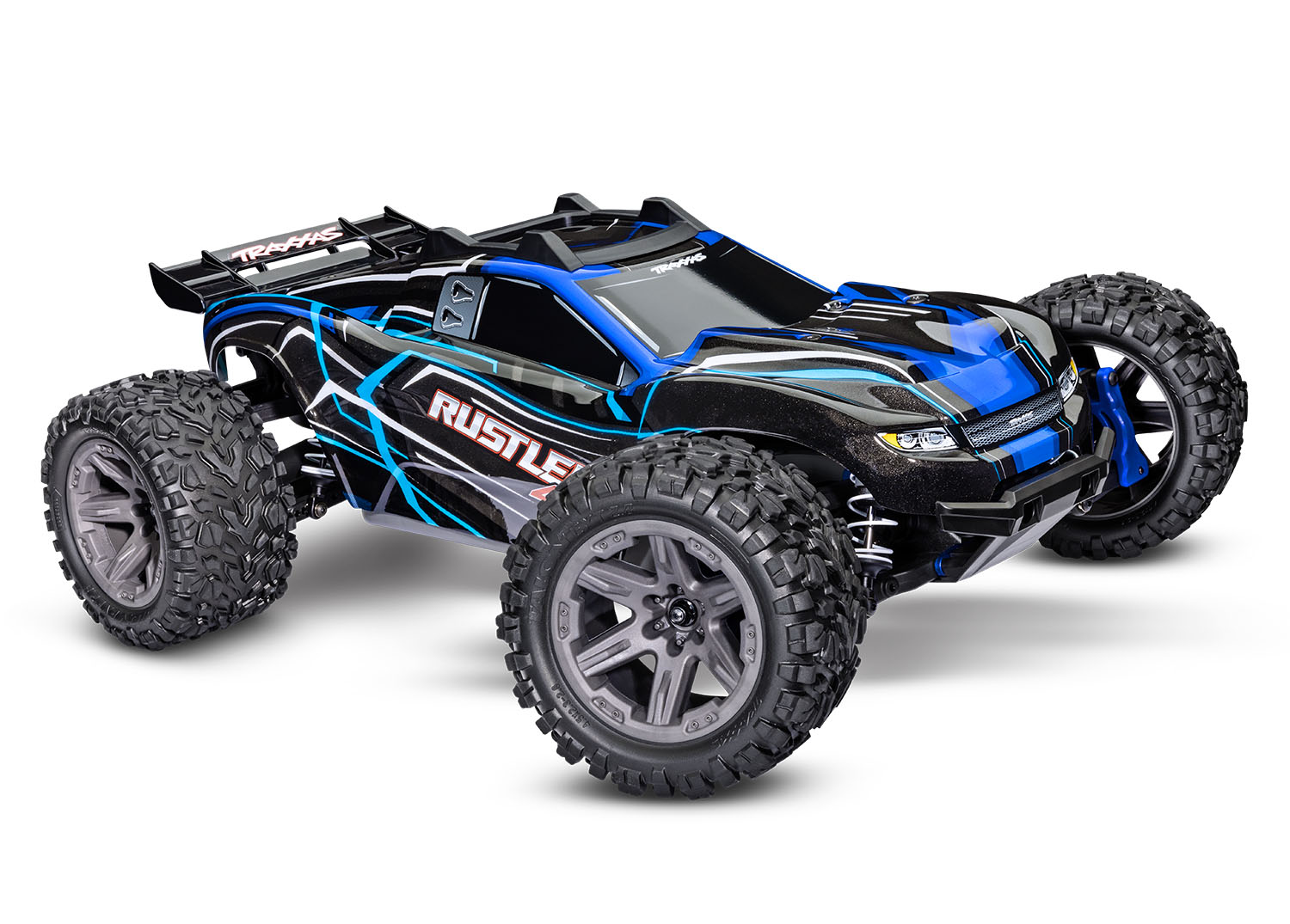 TRAXXAS RUSTLER 1/10 4X4 BRUSHLESS BL-2S BLEU 67164-4