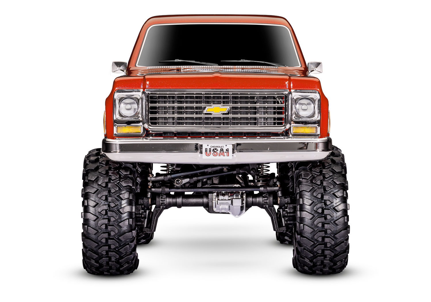 PACK ECO TRAXXAS TRX-4 CHEVROLET K10 CHEYENNE CUIVRE METALISÉ LIPO 3S CHARGEUR SAC OFFERT