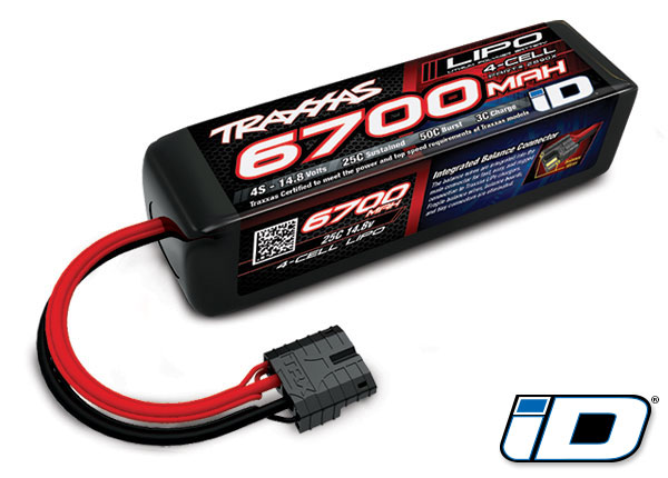 TRAXXAS 2890X LIPO 14,8V 6700MAH 4S 25C – iD MAXX / X-MAXX 8S