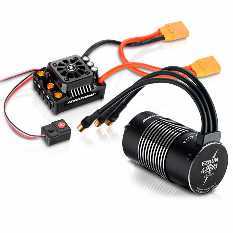 HOBBYWING EZRUN MAX8 XT-90 & EZRUN 4274 2200KV SENSORLESS MOTOR COMBO