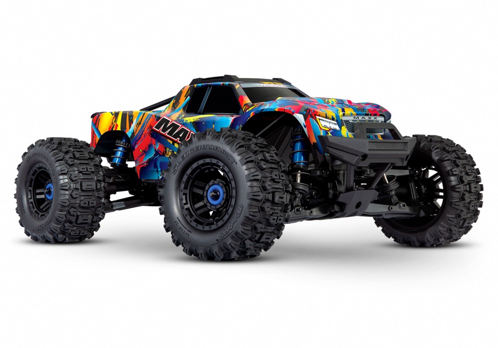 PACK ECO MAXX 4X4 WIDEMAXX BRUSHLESS ROCK N ROLL LIPO 4S 6700 CHARGEUR TRAXXAS SAC OFFERT