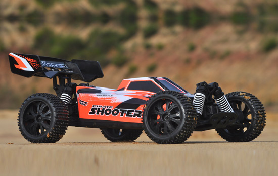 T2M Buggy rc électrique brushless Pirate Shooter Orange 1/10 4 roues motrices