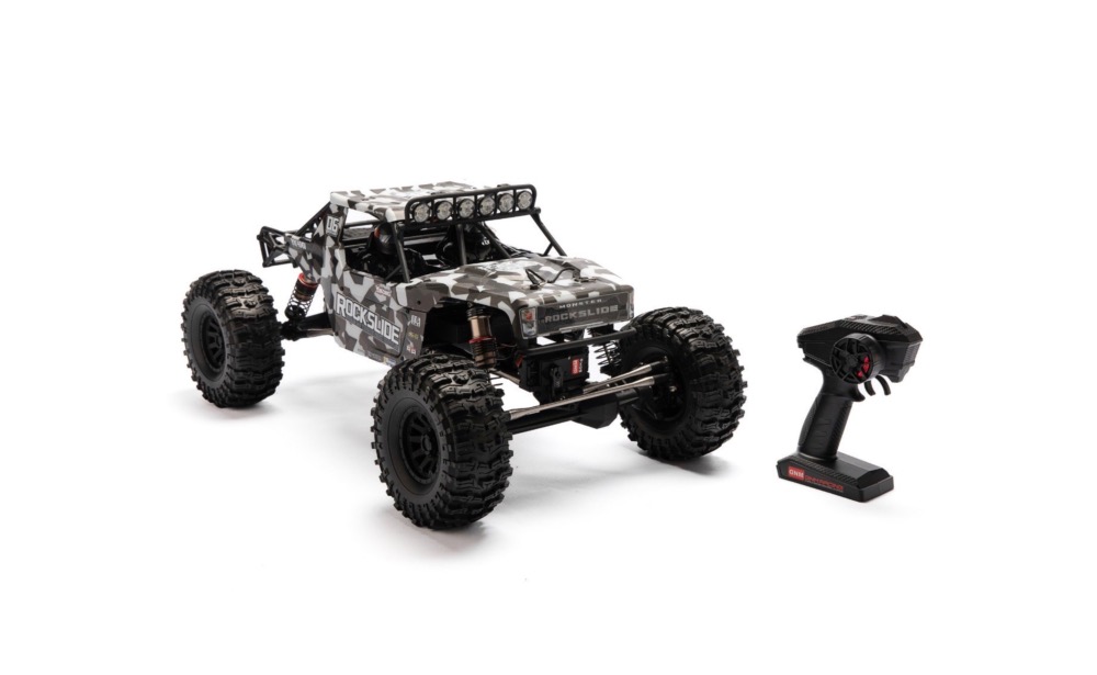 Yikong Rock Slide Crawler 1/6 4WD Blanc – Voiture RC Tout-Terrain