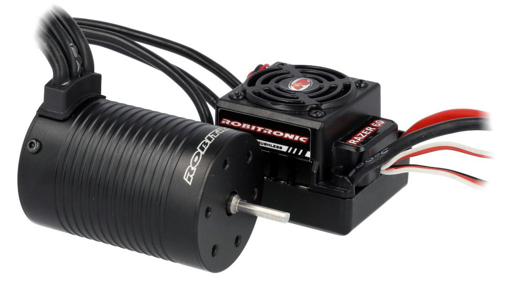 Robitronic Razer ten COMBO ESC Brushless 60A MOTEUR 3652 4600kV