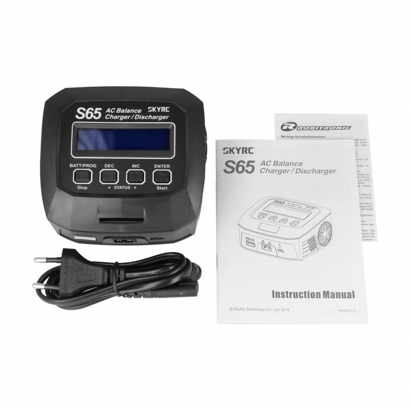 SkyRC S65 AC CHARGEUR  LiPo 2-4s 6A 65W