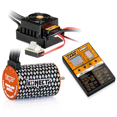 Konect COMBO BRUSHLESS 50Amp WP + moteur 4P 3652SL 3500Kv + carte de prog